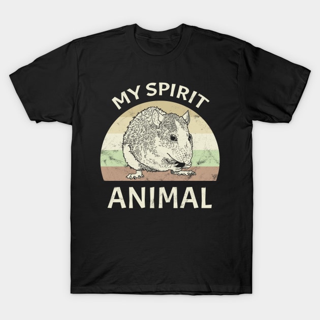 Rat - Spirit Animal, Power Animal, Totem T-Shirt by voidea